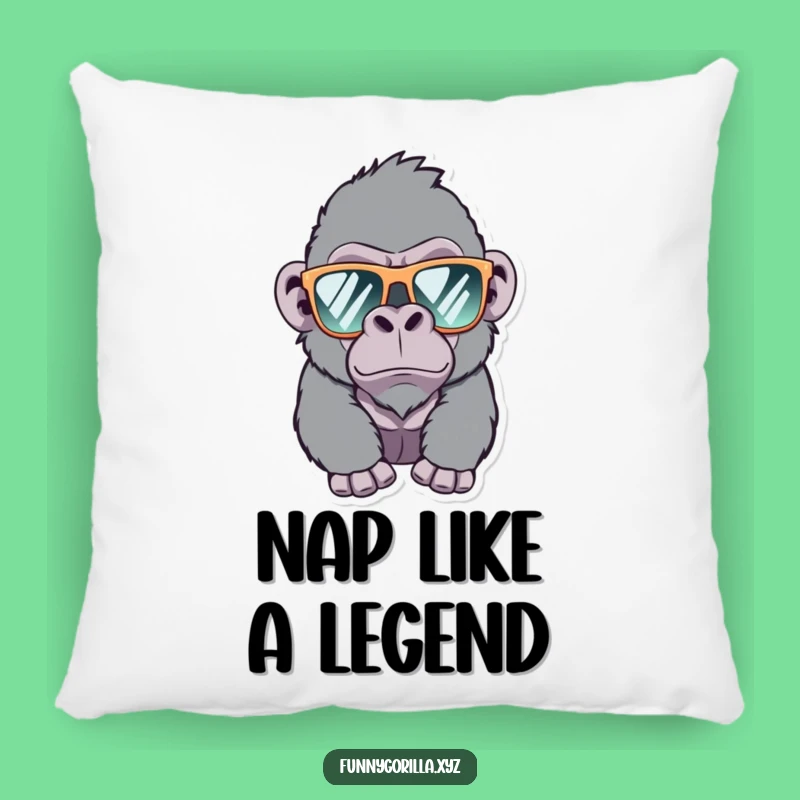 Funny Gorilla Pillow: Cozy Winking Ape Cushion - A Hilarious Home Decor Gift