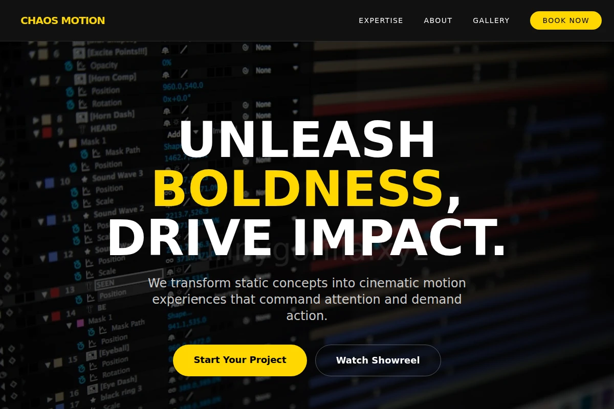 Chaos Motion Graphics